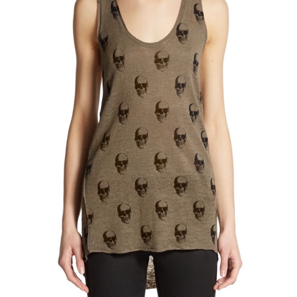 Skull Cashmere Tank